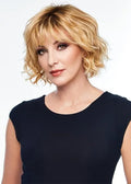 Women's Short Bob Hairstyles Spiraled Sweetly Waved Synthetic Hair Capless Wigs 10Inch