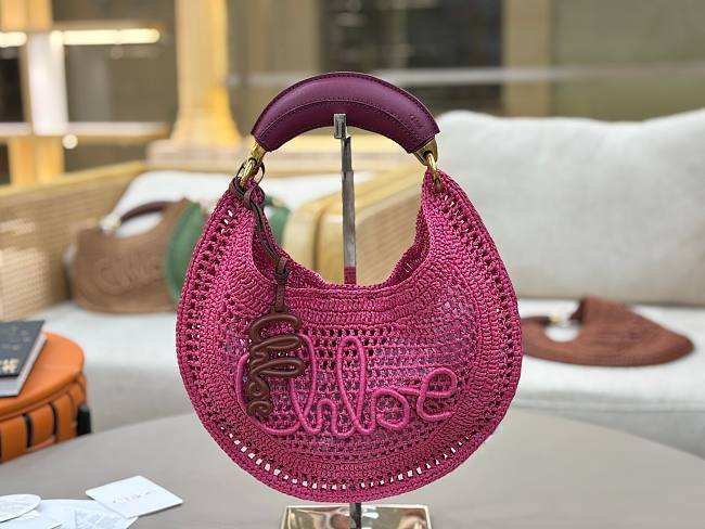 Chole Summer Banana Bags Raffia