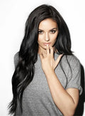 Kylie Jenner Long Wavy Lace Front Cap Synthetic Hair Wig 22 Inches