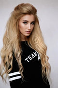 Long Curly Hairstyle Lace Front Wigs Synthetic Hair 26 Inches