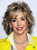 Jane Fonda Medium Wavy Layered Synthetic Capless Wig 12 Inches