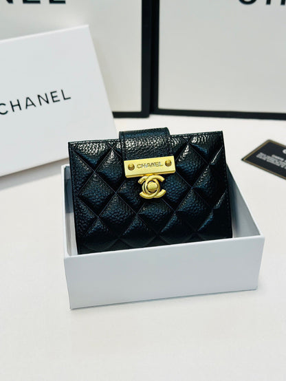 Gucci Black Short Wallet Mini Purse - 12x10cm